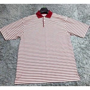 Haggar‎ Cool 18 Mens Polo Shirt Size Large Activewear Golf Tennis Short Sleeve